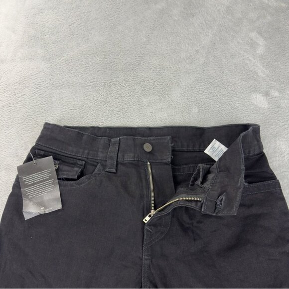 True Religion NWT Rocco Flap SN Straight Black Denim Jeans Men's Size 33x33 - Picture 9 of 10